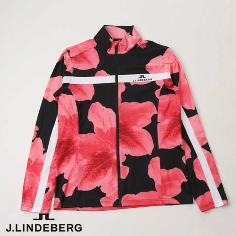 【J.LINDERBERG】ジェイ・リンドバーグ　メンズゴルフウェア　ツアーコレクション　JLバッグブリッジ ブルゾン　ピンク　 071-51335-067