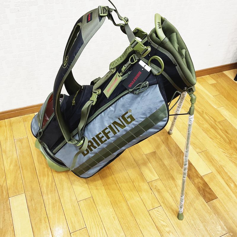 【BRIEFING】ブリーフィング　キャディバッグ　CR-4 #03 XP RANGER GREEN　BLACK×GRAY　BRG233D22