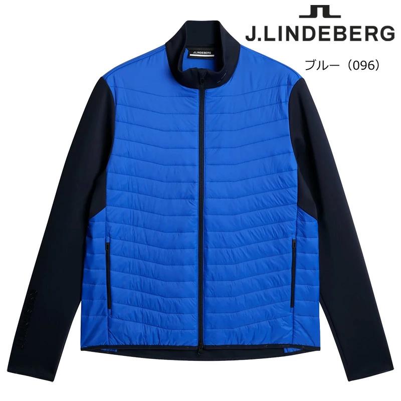 【J.LINDEBERG】ジェイ・リンドバーグ　メンズゴルフウェア　ハイブリッド　キルト ジャケット　ブラック・ネイビー　071-52011