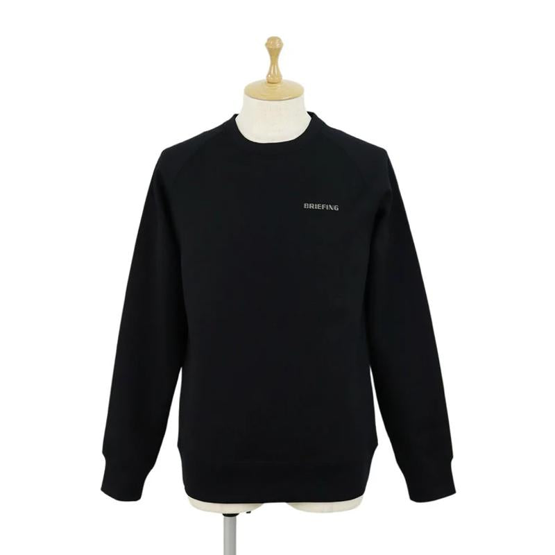 ﾒﾝｽﾞｳｪｱ BRG233M55 ﾌﾞﾙｿﾞﾝ MENS 3D LOGO CREW NECK　メンズ　３Dロゴ クルーネック　ブラック・グレー・ネイビー　ゴルフ用品,メンズウェア,ゴルフウェア,ブリーフィング,briefing,正規品,人気ブランド,