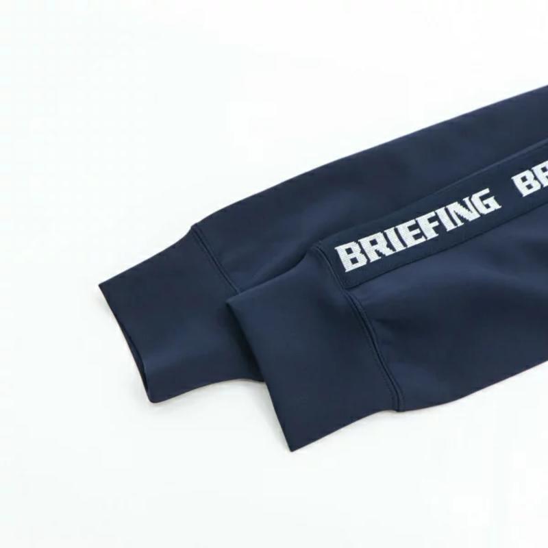 ﾒﾝｽﾞｳｪｱ　BRG231M34 SIDE LOGO LINE CR　ゴルフ用品,メンズウェア,ゴルフウェア,ブリーフィング,briefing,正規品,人気ブランド,長袖,トレーナー,秋冬,メンズ サイドロゴ,ライン,クルーネック,ネイビー