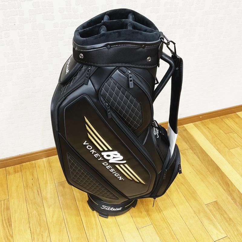 TITLEIST】タイトリスト キャディバッグ MID SIZE BAG VOKEY カート式 ブラック・ゴールド 9.5型 TB20S –  GolfShop GreenJacket