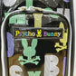 ｷｬﾃﾞｨﾊﾞｯｸﾞ【Psycho Bunny】サイコバニー　キャディバッグ　PBMG3FC1 23FW　9.0型　ブラック　ゴルフ用品,キャディバッグ,ゴルフバッグ,ゴルフグッズ,キャディバック,Psycho Bunny,サイコバニー,ブラック