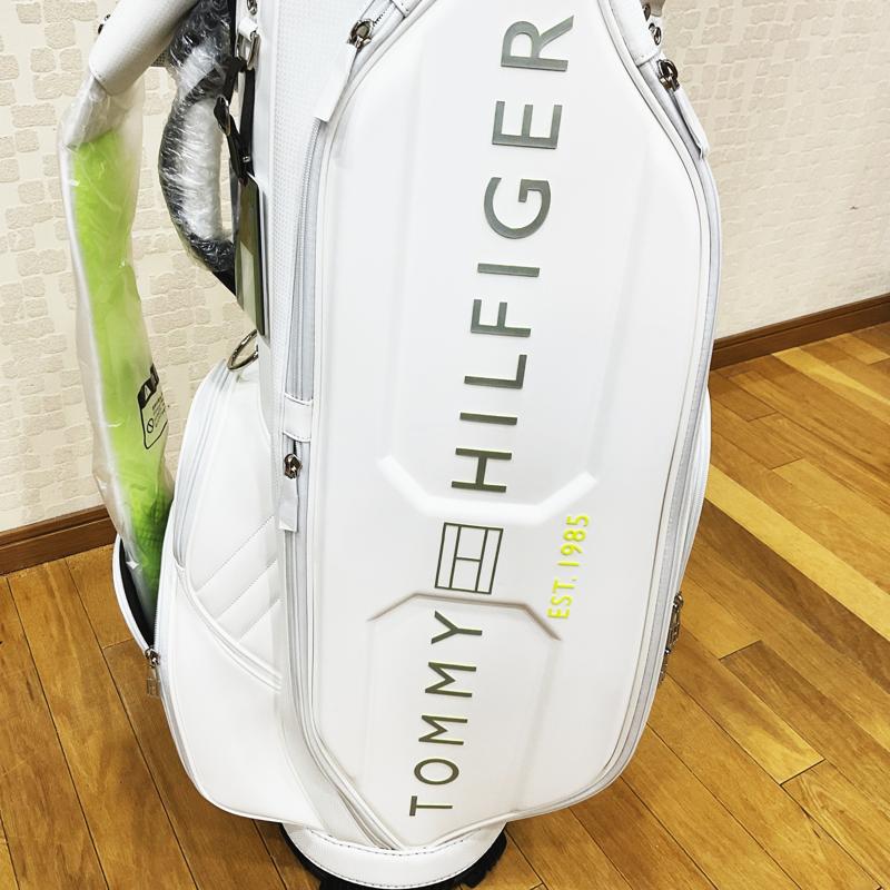 ｷｬﾃﾞｨﾊﾞｯｸﾞ【Tommy Hilfiger】トミーヒルフィガー　キャディバッグ　THMG3FC3 23FW　9.5型　ﾎﾜｲﾄ　ゴルフ用品,キャディバッグ,ゴルフバッグ,ゴルフグッズ,キャディバック,Tommy Hilfiger,トミーヒルフィガー,ホワイト,