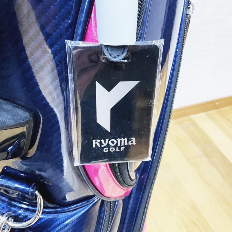 【RYOMA GOLF】リョーマゴルフ　キャディバッグ　RYOMA　エナメルタイプ　ネイビー　9.0型
