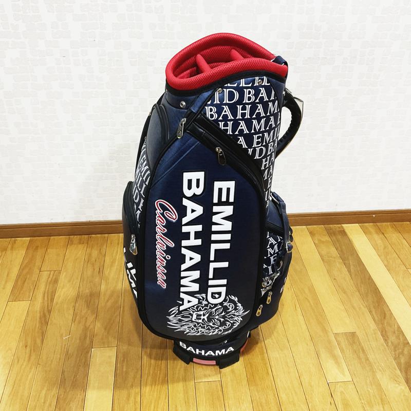 EMILLID BAHAMA】エミリッドバハマ キャディバッグ BAHAMA EB-CV02 ネイビー 9.5型 – GolfShop  GreenJacket