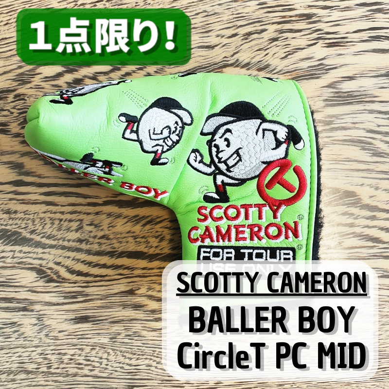 [Scotty Cameron] BALLER BOY CT HEADCOVER Scotty Cameron Baller Boy Circle T  Headcover Putter Cover [Directly imported from overseas, limited model]