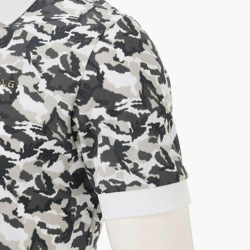 BRIEFING　ブリーフィング　メンズゴルフウェア　ポロシャツ　カモ ホワイト　ﾒﾝｽﾞｳｪｱ　BRG233M16　CAMO　POLO　　ゴルフ用品,メンズウェア,ゴルフウェア,ブリーフィング,briefing,正規品,人気ブランド,ポロシャツ,半袖,シャツ,