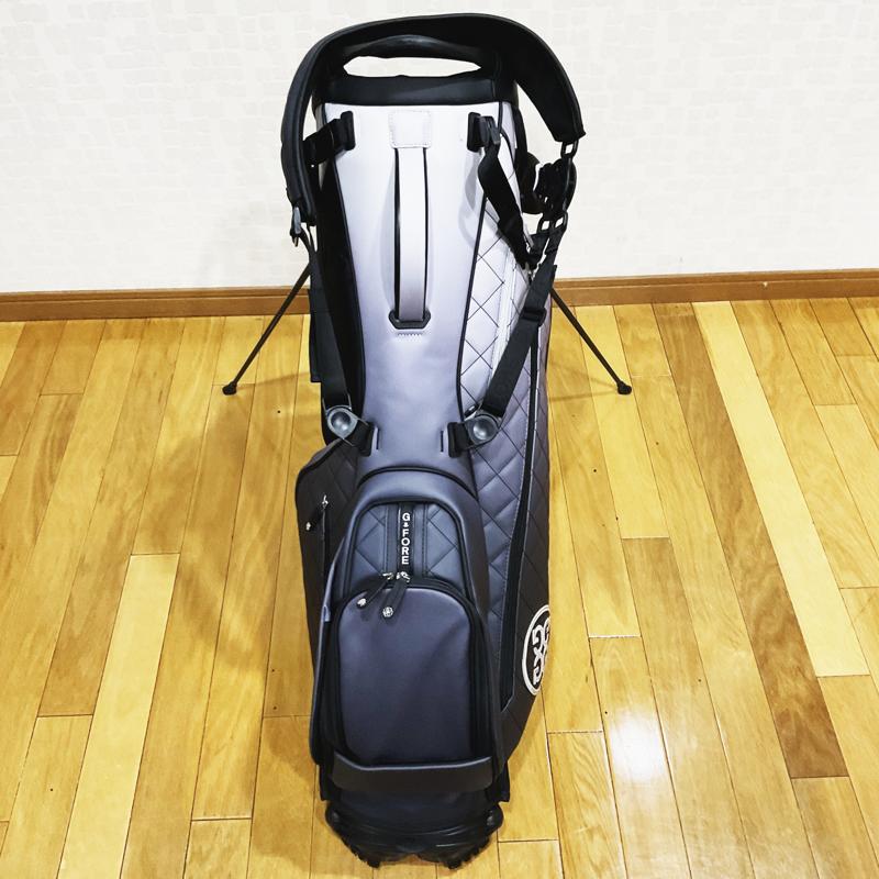 【G/FORE】Mens JP Daytona Plus Golf Bag ONYX Gradient　ジーフォア　メンズ　JP　デイトナ プラス　 ゴルフバッグ　オニキスグラデーション　スタンド付き　G4AF22A25JP／073429802