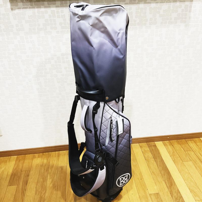 【G/FORE】Mens JP Daytona Plus Golf Bag ONYX Gradient　ジーフォア　メンズ　JP　デイトナ プラス　 ゴルフバッグ　オニキスグラデーション　スタンド付き　G4AF22A25JP／073429802