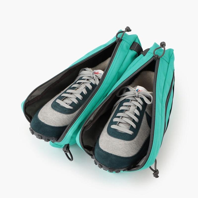 【BRIEFING】SEPARATE SHOES CASE ECO CANVAS CR　MINT BLUE　ブリーフィング　セパレート シューズ  ケース エコ キャンバス CR　ミント ブルー　　BRG231G95